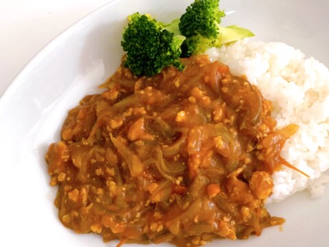トマトと茄子の無水カレー★